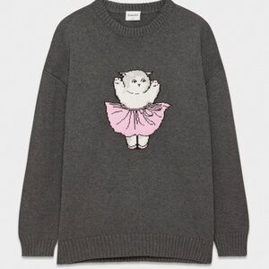 Aritzia Sunday Best Peggy cat sweater size L